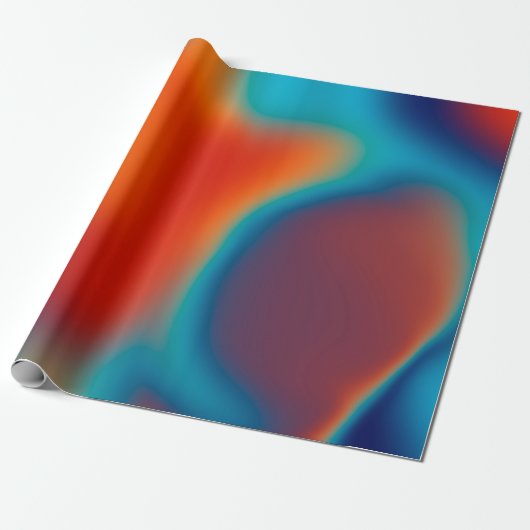 Abstract blur background with colorful blue-light ラッピングペーパー (アンロールド)