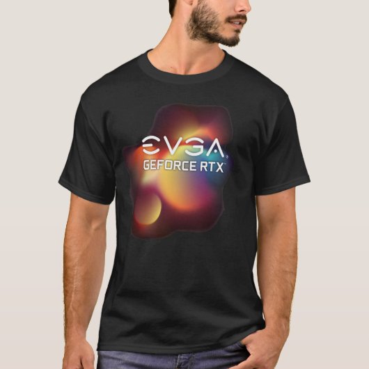 Abstract Blur EVGA RTX Tシャツ (正面)