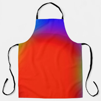 abstract blurred background, colorful vintage patt エプロン