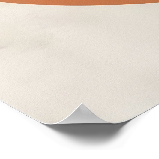 Abstract Boho and Modern Clip Art Printable  ポスター (角)