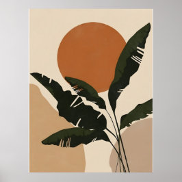 Abstract Boho and Modern Clip Art Printable  ポスター