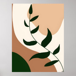 Abstract Boho and Modern Clip Art Printable 2026 ポスター