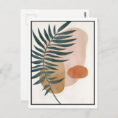 Abstract Boho and Modern Clip Art Printable 2026 ポストカード (正面/裏面)