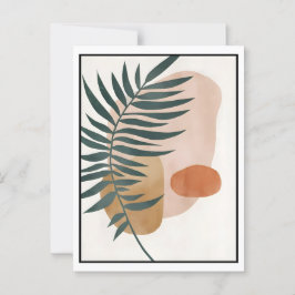 Abstract Boho and Modern Clip Art Printable 2026 ポストカード