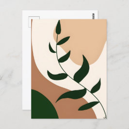 Abstract Boho and Modern Clip Art Printable 2026 ポストカード