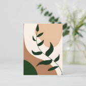 Abstract Boho and Modern Clip Art Printable 2026 ポストカード (スタンド正面)