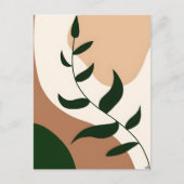 Abstract Boho and Modern Clip Art Printable 2026 ポストカード (正面)