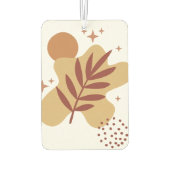 Abstract Boho Botanical Fern – Minimalist  カーエアーフレッシュナー (裏面)