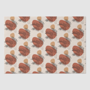 Abstract Boho Branch Plant Art Décor Neutral 薄葉紙