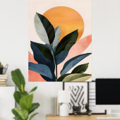 Abstract Boho Modern Clip Art Printable Bundle -  ポスター (ホームオフィス)