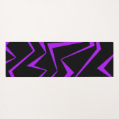 Abstract, bold, vibrant geometric zigzag pattern ヨガマット (裏面(横))