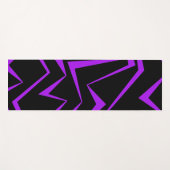 Abstract, bold, vibrant geometric zigzag pattern ヨガマット (正面(横))