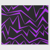 Abstract, bold, vibrant geometric zigzag pattern ラッピングペーパー (フラット)