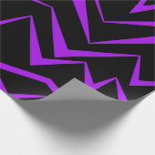 Abstract, bold, vibrant geometric zigzag pattern ラッピングペーパー (角)
