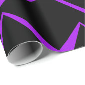 Abstract, bold, vibrant geometric zigzag pattern ラッピングペーパー (ロールコーナー)