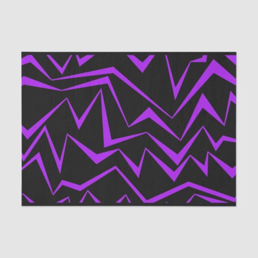 Abstract, bold, vibrant geometric zigzag pattern 薄葉紙 (正面)