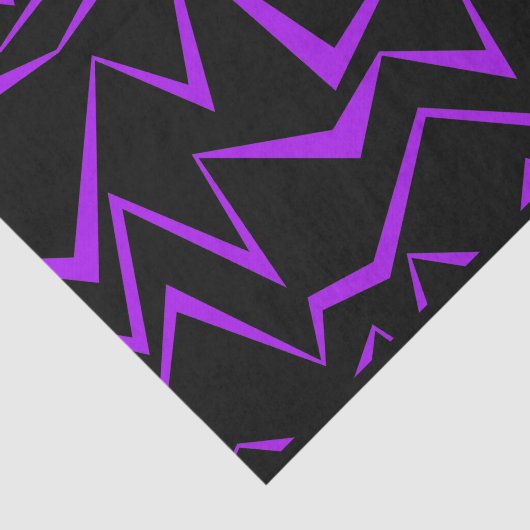 Abstract, bold, vibrant geometric zigzag pattern 薄葉紙 (詳細)