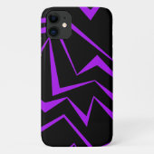 Abstract, bold, vibrant geometric zigzag pattern Case-Mate iPhoneケース (裏面)