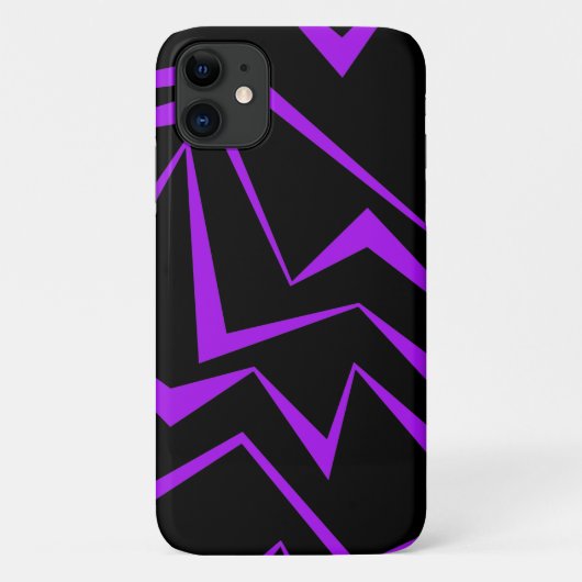 Abstract, bold, vibrant geometric zigzag pattern Case-Mate iPhoneケース (裏面)