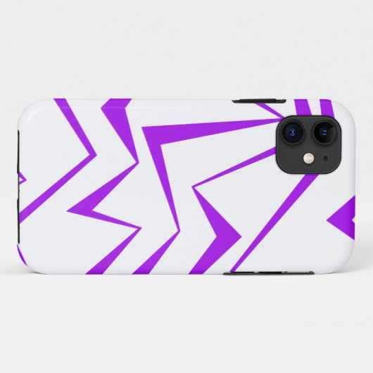 Abstract, bold, vibrant geometric zigzag pattern Case-Mate iPhoneケース (裏面(横))