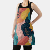 Abstract Botanical Flow エプロン (インサイチュ)