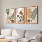Abstract Botanical Set – Japandi Wall Art
