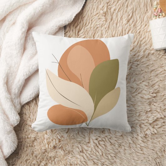 Abstract Botanical Shapes クッション (ブランケット)