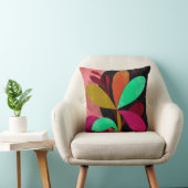 Abstract Botanical Throw Pillow  クッション (椅子)