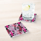 Abstract Botanics ガラスコースター (アングル)