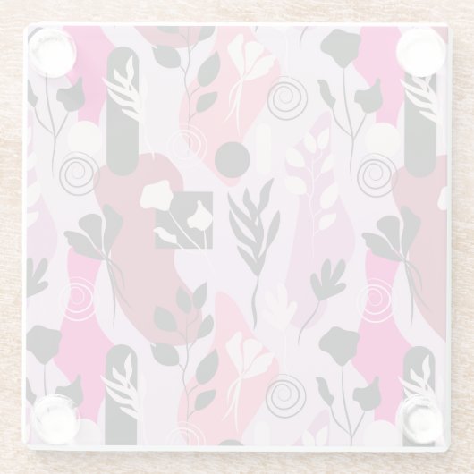 Abstract Botanics ガラスコースター (裏面)