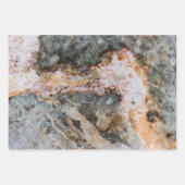 Abstract brown white grungy rock texture ラッピングペーパーシート (正面)