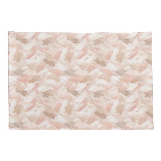 Abstract Brush Stroke Pattern 枕カバー (裏面-右)