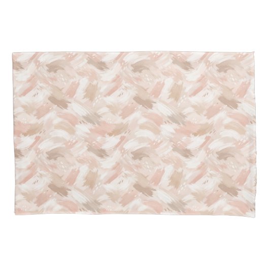 Abstract Brush Stroke Pattern 枕カバー (正面左)