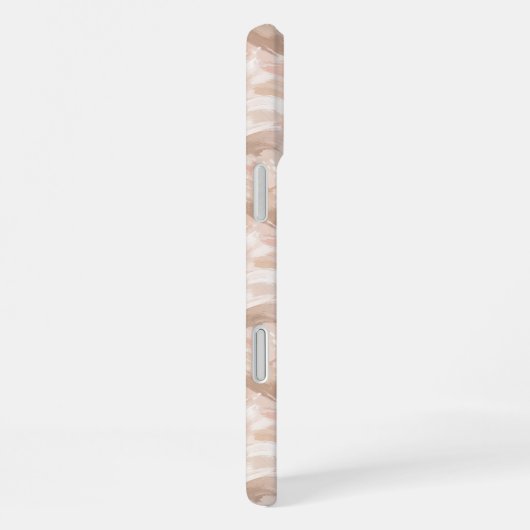 Abstract Brush Stroke Pattern iPhoneケース (右側面)