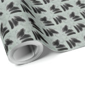 Abstract Brush Strokes Green ラッピングペーパー (ロールコーナー)