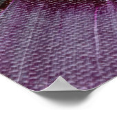 Abstract Brush Strokes in Purple, Black, and Gray ポスター (角)