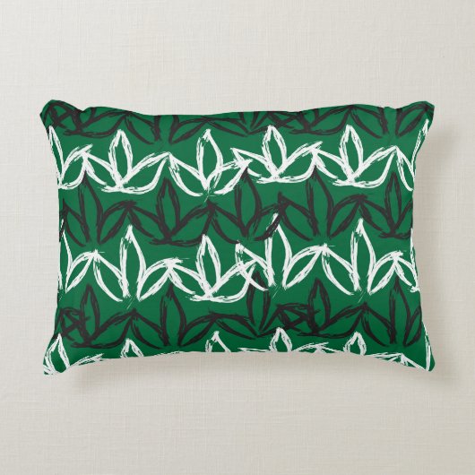 Abstract Brush Strokes Seamless Pattern, patterns アクセントクッション (正面)