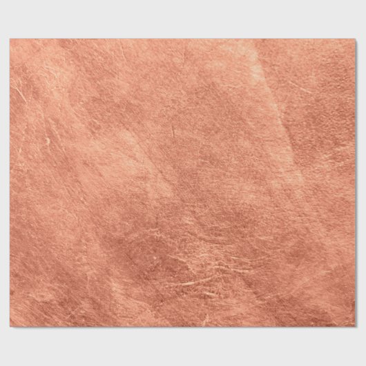 Abstract brushed copper surface metallic texture.  ラッピングペーパー (フラット)