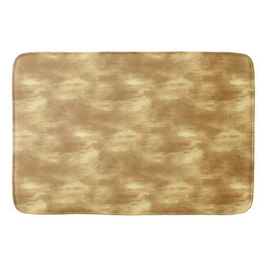 Abstract Brushed Gold Texture バスマット (正面)