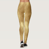 Abstract Brushed Gold Texture レギンス (裏面)