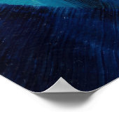 Abstract Brushstrokes in Blue, Green, and Red ポスター (角)