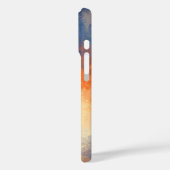 Abstract Brushstrokes: Vibrant Blue & Orange. Case-Mate iPhoneケース (裏面 / 左)
