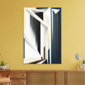 Abstract Building キャンバスプリント (インサイチュ (リビング))