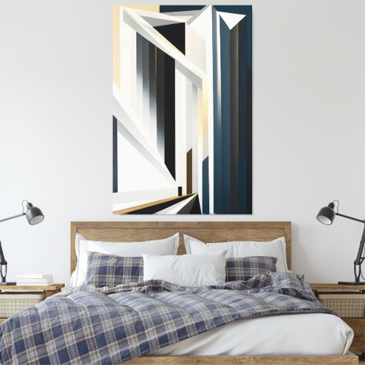 Abstract Building キャンバスプリント (インサイチュ (寝室))