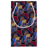 Abstract Bull Painting by Alfred Fox スモールペーパーバッグ (裏面)