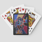 Abstract Bull Painting by Alfred Fox トランプ (裏面)