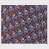 Abstract Bull Painting by Alfred Fox ラッピングペーパー (フラット)