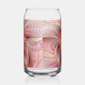 Abstract Butterfly Colorful Fantasy Fractal Art ガラス缶 (左)