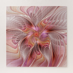 Abstract Butterfly Colorful Fantasy Fractal Art ジグソーパズル