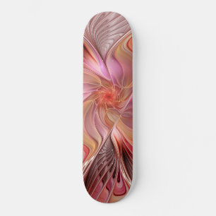Abstract Butterfly Colorful Fantasy Fractal Art スケートボード